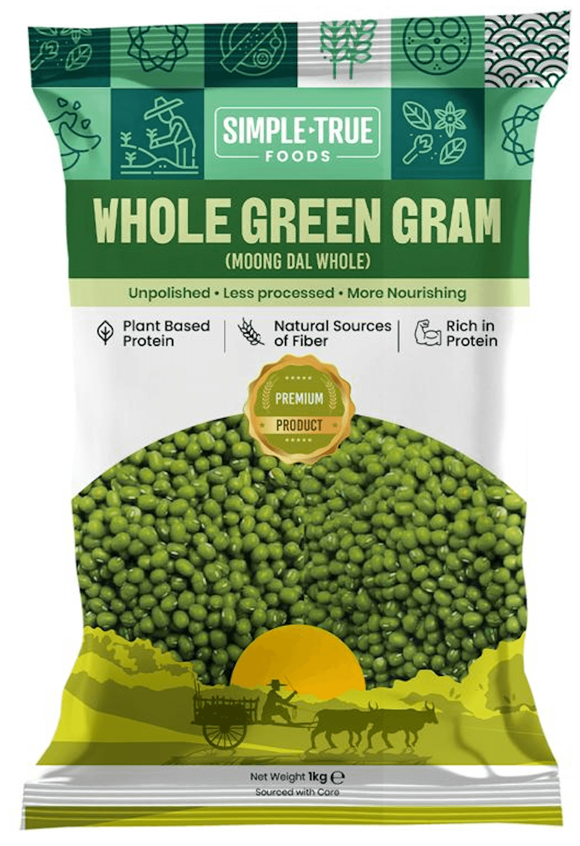 Green Whole Moong Dal